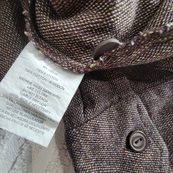 Grayers Outdoor Garments Cold Weather Rated Mens Brown Cotton Shirt Jacket Large - Picture 4 of 8